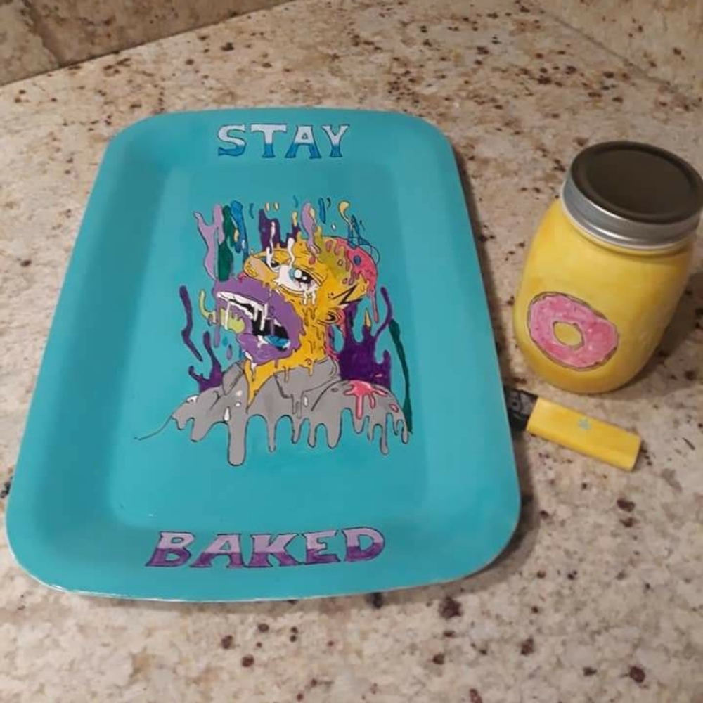 Stay Baked Rolling Tray Set